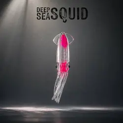 Alesta Deep Sea Squid Body X6152 10cm Glow Pink - 1