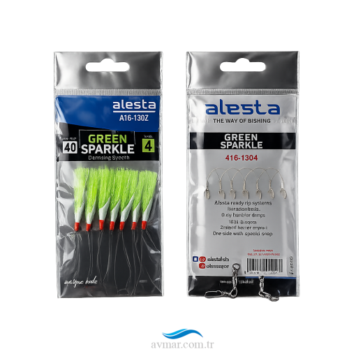 Alesta Green Sparkle Rig X0244 7li Çapari