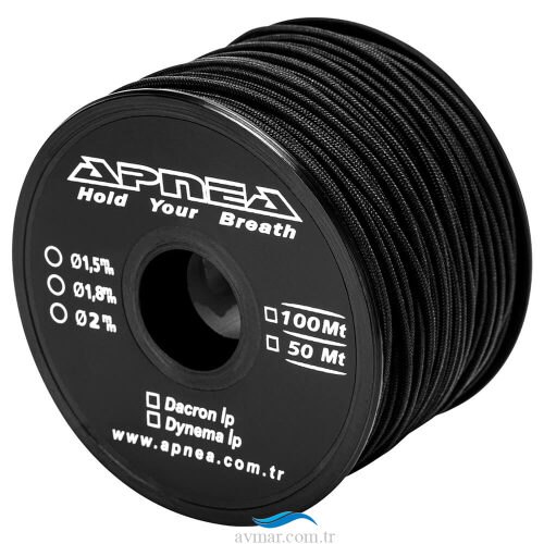 Apnea 1.8mm Dakron Zıpkın İpi 50m