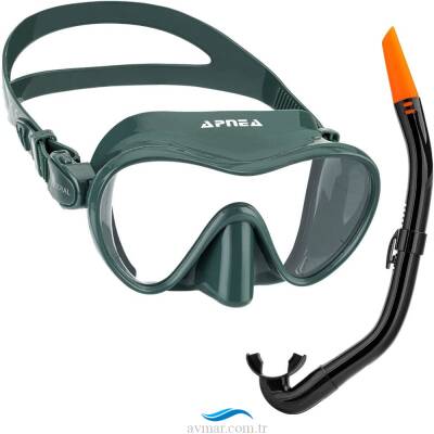 Apnea Royal Green Maske Expert Şnorkel Set - 1