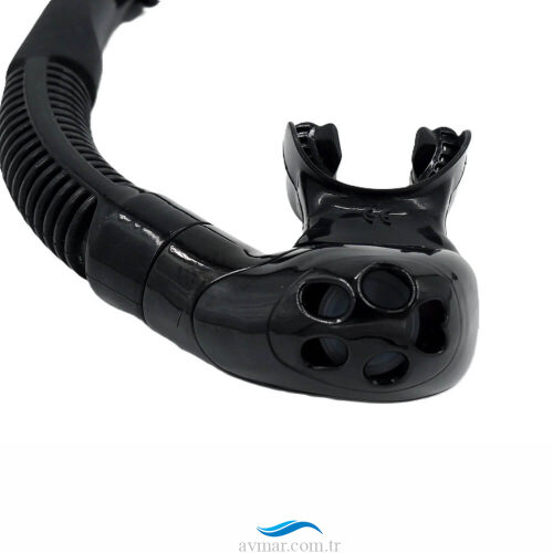 Apnea Wave Full Black Şnorkel (1)