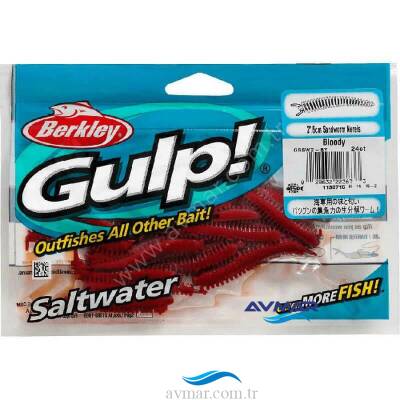 Berkley Gulp SW Sandworm 10cm Kokulu Silikon Yem - 2