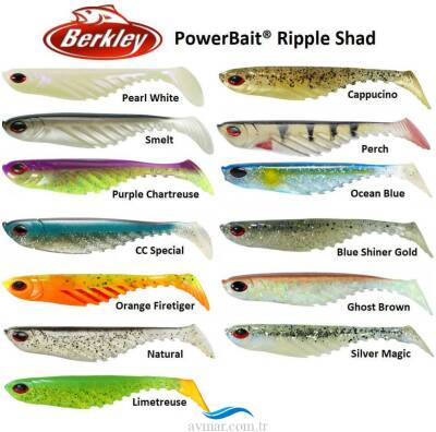 Berkley Powerbait Ripple Shad 7cm 25 Adet Silikon Yem - 1