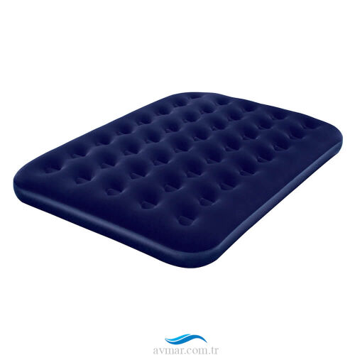 Bestway Pavillo 67002 Flocked Blue Çift Kişilik Şişme Yatak