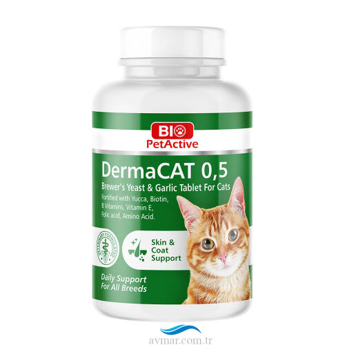 Bio Petactive Dermacat 0,5 gr Tüy Bakımı 150 tablet