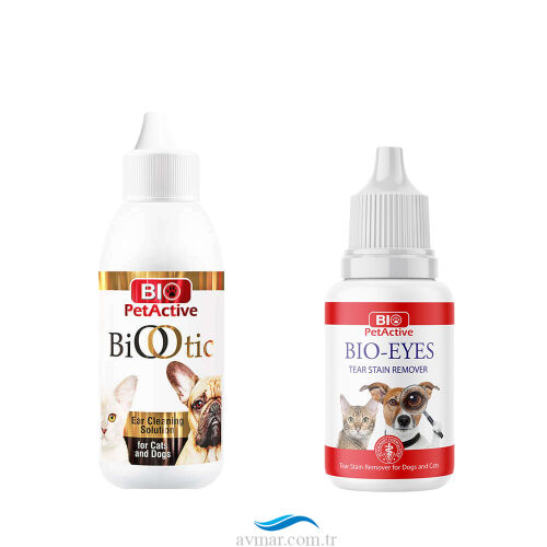 Bio Petactive Kedi Köpek Göz Ve kulak Temizleme Seti