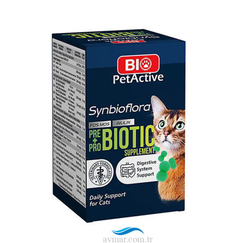 Bio Petactive Synbioflora Kedi Probiotic 30gr 60 Tablet