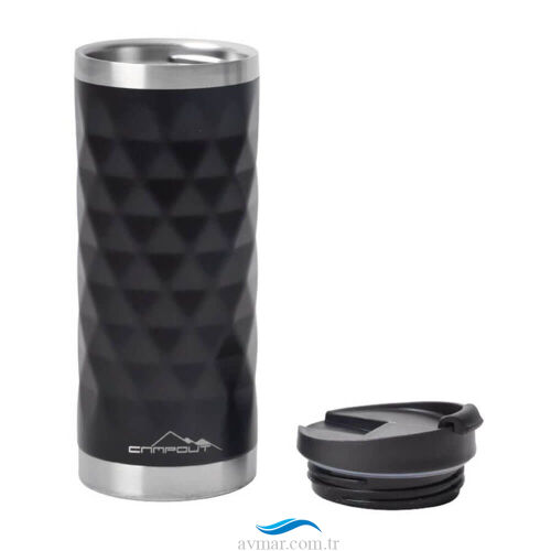 Campout Çay Kahve Termosu 500ml Siyah - 5