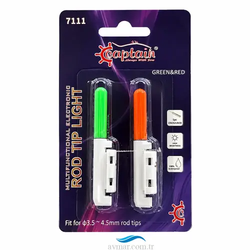 Captain 7111 Pilli ve Aparatlı Fosfor 2li Set