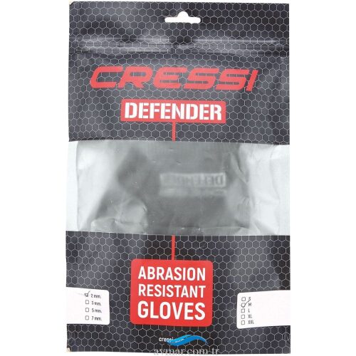 Cressi Defender Siyah Dalış Eldiveni 2mm - 4