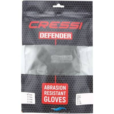 Cressi Defender 2mm Siyah Dalış Eldiveni - 4