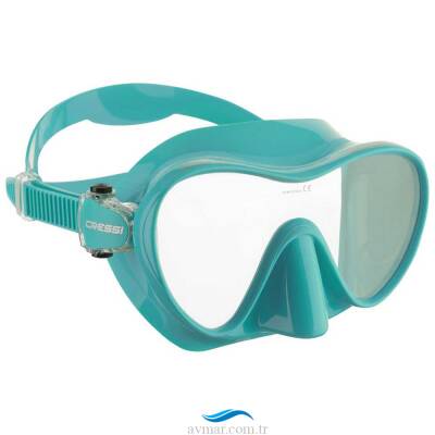 Cressi F1 Frameless Aquamarine Dalış Maskesi - 1