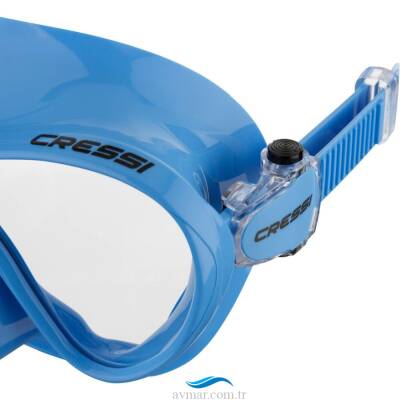 Cressi F1 Frameless Blue Dalış Maskesi - 2