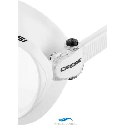 Cressi F1 Frameless White Dalış Maskesi - 3