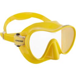 Cressi F1 Frameless Yellow Dalış Maskesi - 1