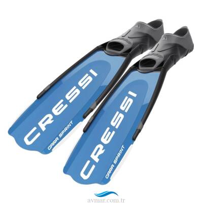 Cressi Gara Modular Sprint Blue-Metal Dalış Paleti - 1