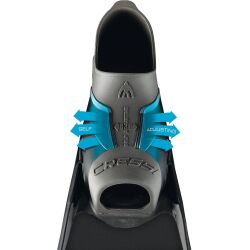 Cressi Gara Modular Sprint Blue-Metal Dalış Paleti - 3