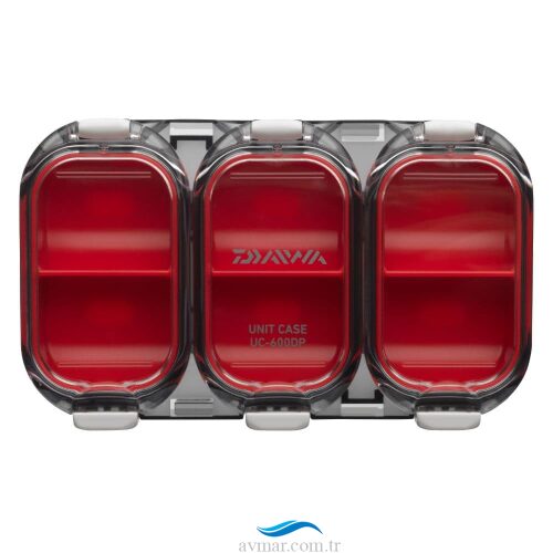 Daiwa Balıkçı Kutusu 6 Bölmeli C Smoke Red