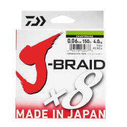 Daiwa J-Braid 8B Chartreuse 150m İp Misina - 1