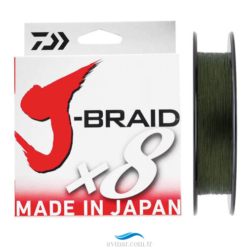 Daiwa JBraid 8B Koyu Yeşil 150m Örgü İp Misina