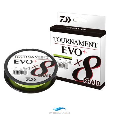 Daiwa New Tournament X8 Evo+ 135m Chartreuse İp Misina - 1