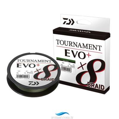 Daiwa New Tournament X8 Evo+ 135m Dark Green İp Misina - 1