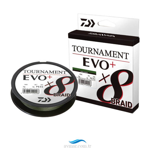 Daiwa New Tournament Evo+ 8B 135m Dark Green Örgü İp Misina