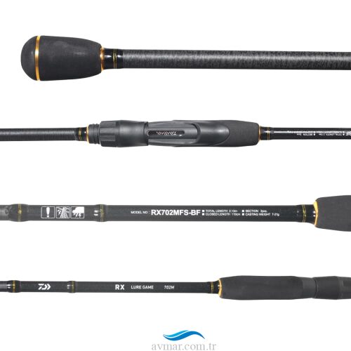 Daiwa Rx Lure Game BF 270cm 10-35gr Spin Kamışı (1)