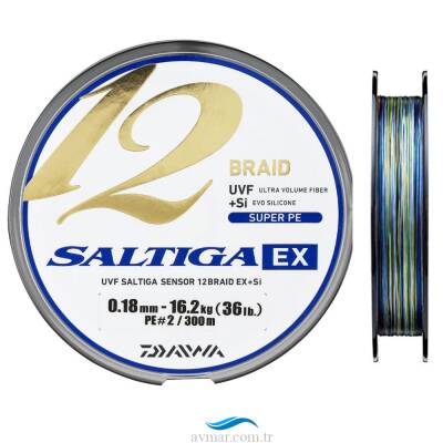 Daiwa Saltiga 12 Braid Multicolor 300m İp Misina - 2