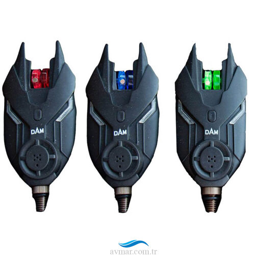 DAM Bite Alarm TF Bite Alarm Set 3+1 Red Green Blue