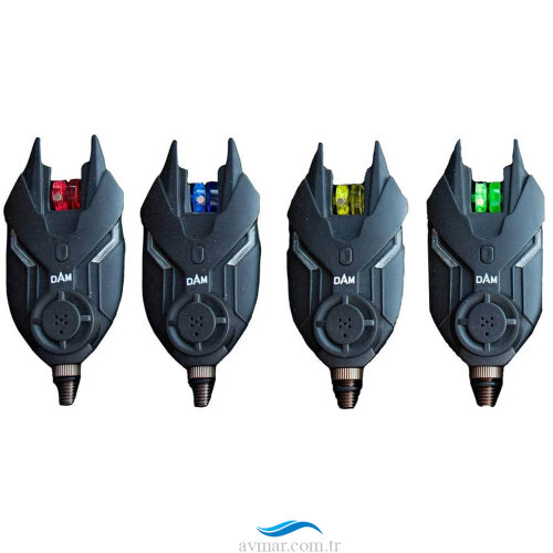DAM Bite Alarm TF Bite Alarm Set 4+1 Red Blue Yellow Green
