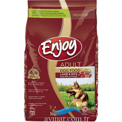 Enjoy Yetişkin Kuzu Etli Köpek Maması 3kg - 1