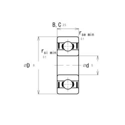 Ezo Smr 85 ZZ Minyatür Rulman 5x8x2.5 - 3