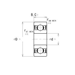 Ezo Smr 95 ZZ Minyatür Rulman 5x9x3 - 3