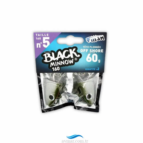 Fiiish BM160/5 BM015 Off Shore 60gr Kaki Jig Head
