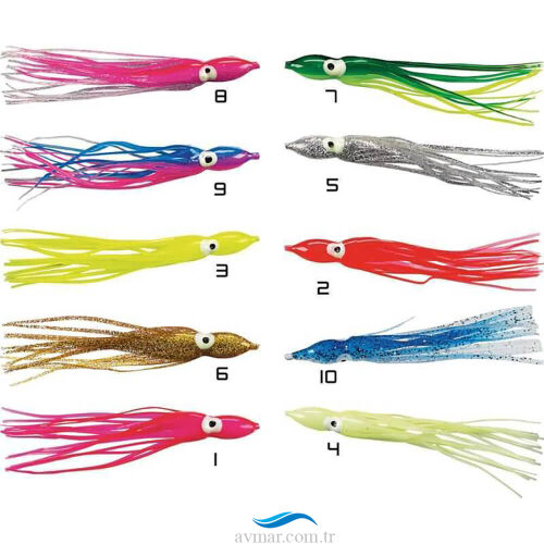Fladen 12cm Ahtapot Silikon Yem