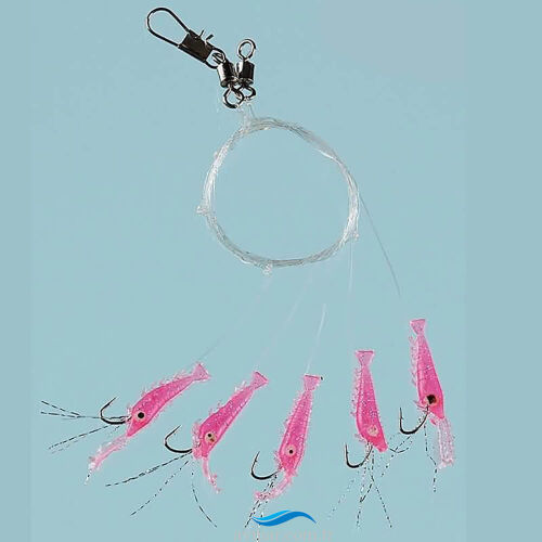 Fladen Living Shrimp Mezgit 5 Köstek Hazır Takım Çapari