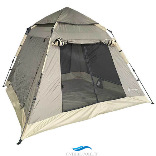 FreeCamp Inventor 4 Kişilik Otomatik Çadır Haki