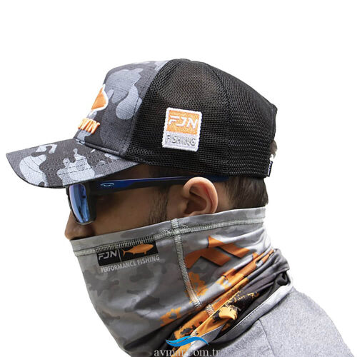 Fujin Black Camo Fish Balıkçı Şapkası (1)