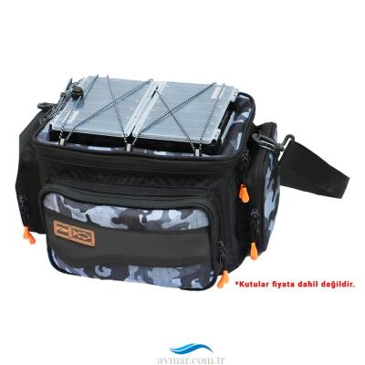 Fujin Black Camo Helper Bag-Balıkçı Çantası - 2