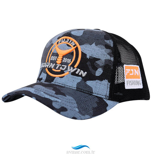 Fujin Black Camo Tuna Balıkçı Şapkası