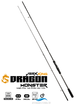 Fujin Dragon Monster 275cm 20-60gr Spin Kamışı - 1