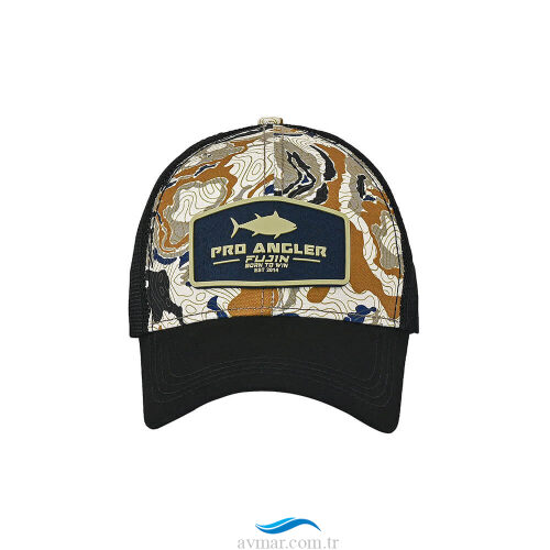 Fujin Pro Angler GEO Natural Camo Balıkçı Şapkası (1)