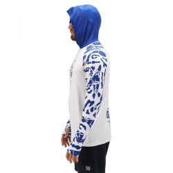 Fujin Pro Angler S24 Hooded Lambuka Navy - 2