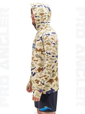 Fujin Pro Angler S24 Hooded Natural Camo - 2