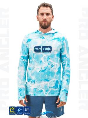 Fujin Pro Angler S24 Hooded Water Camo - 1