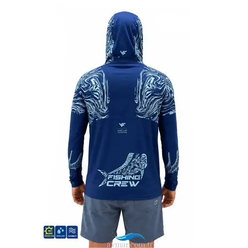 Fujin Pro Angler S26 Hooded Izohips Blue Mint - 3