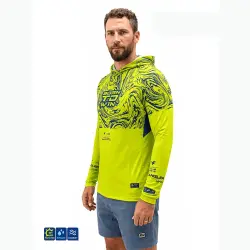Fujin Pro Angler S26 Hooded Izohips Green Blue - 1