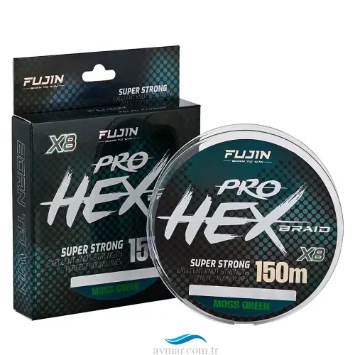 Fujin Pro Hex 8X 150m Moss Green İp Misina