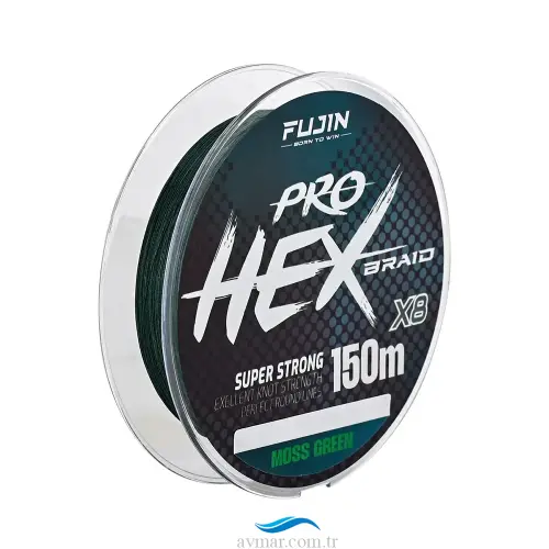 Fujin Pro Hex 8X 150m Moss Green İp Misina (1)